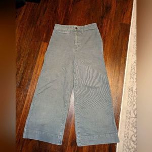 Madewell cropped flare jeans